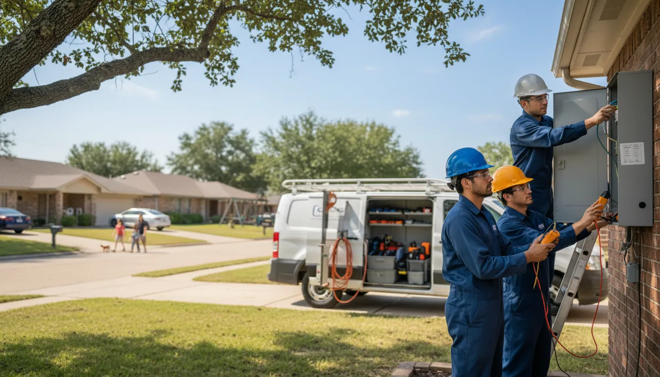 Certified electrician providing emergency electrical services in Griffin, IN